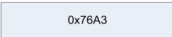 Diagram showing a single write to the SPIx_DR register with the value 0x76A3.